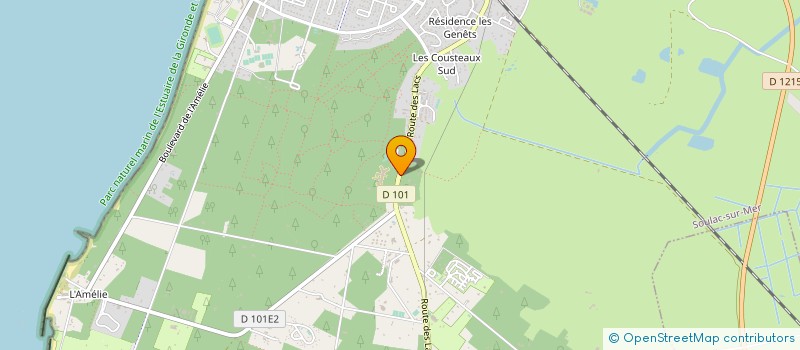 localisation de l'entreprise MONSIEUR REMY SEGUIN  SOULAC-SUR-MER