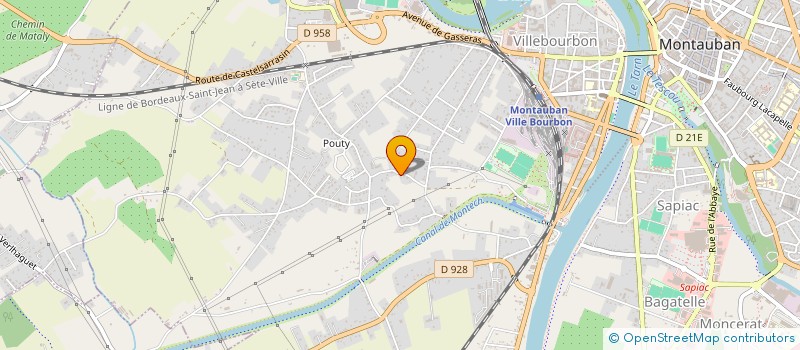 localisation de l'entreprise MONSIEUR REMY SIMON  MONTAUBAN