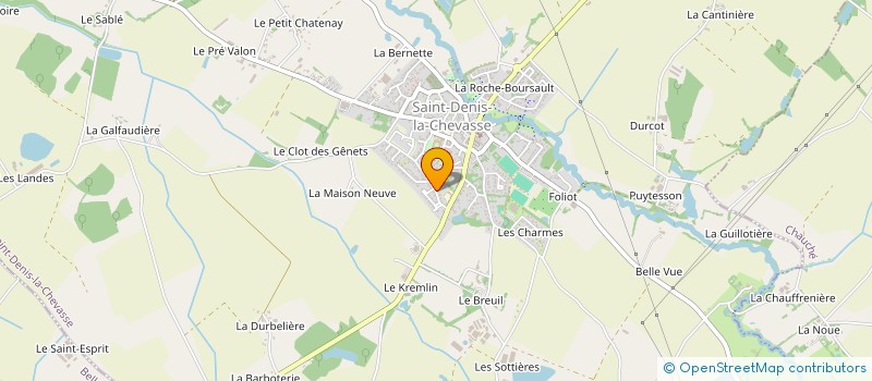 localisation de l'entreprise MONSIEUR REMY SIRET  SAINT-DENIS-LA-CHEVASSE