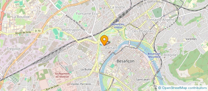 localisation de l'entreprise MONSIEUR REMY SOITOUT à BESANCON