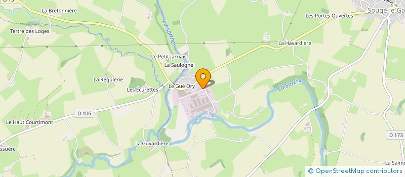 localisation de l'entreprise MONSIEUR REMY SURIN  SOUGE-LE-GANELON