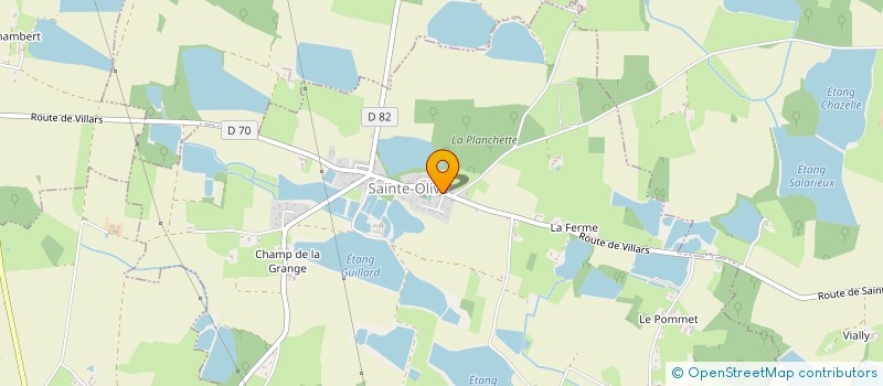 localisation de l'entreprise MONSIEUR REMY TABOURET  SAINTE-OLIVE