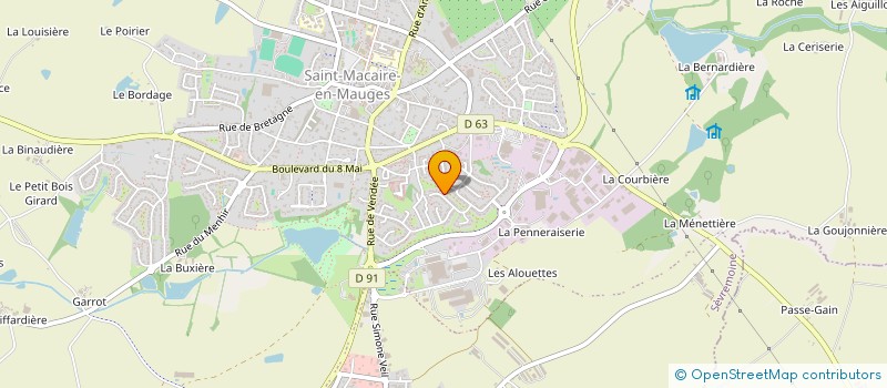 localisation de l'entreprise MONSIEUR REMY TABUADA à SEVREMOINE