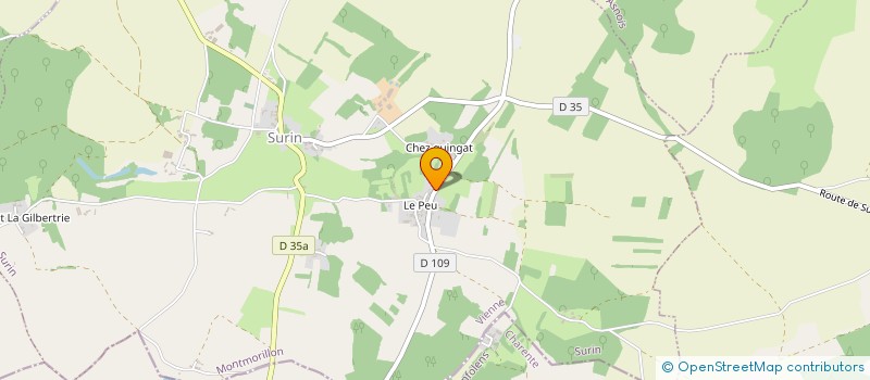 localisation de l'entreprise MONSIEUR REMY TAILLANDIER  SURIN