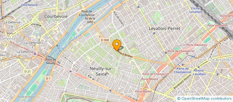 localisation de l'entreprise MONSIEUR REMY THARAUD à NEUILLY-SUR-SEINE