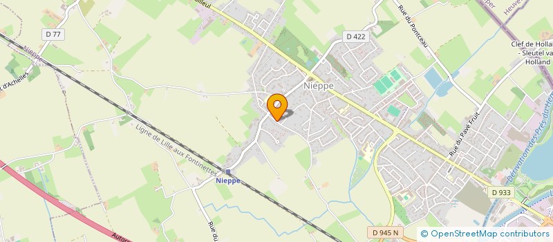 localisation de l'entreprise MONSIEUR REMY THELLIER à NIEPPE
