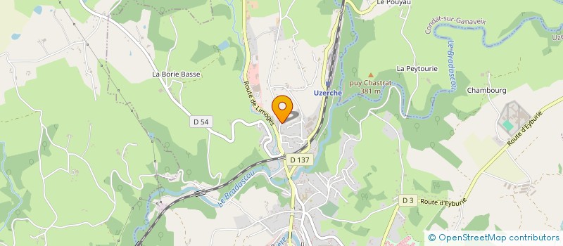 localisation de l'entreprise MONSIEUR REMY THIEBAUD à UZERCHE