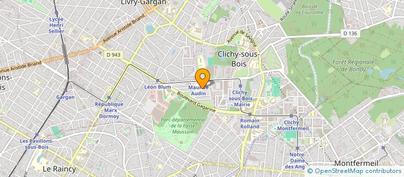 localisation de l'entreprise MONSIEUR REMY TONGA à CLICHY-SOUS-BOIS