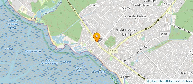 localisation de l'entreprise MONSIEUR REMY TOYES à ANDERNOS-LES-BAINS