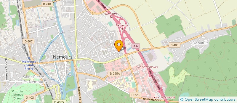 localisation de l'entreprise MONSIEUR REMY TRAUTMANN  NEMOURS