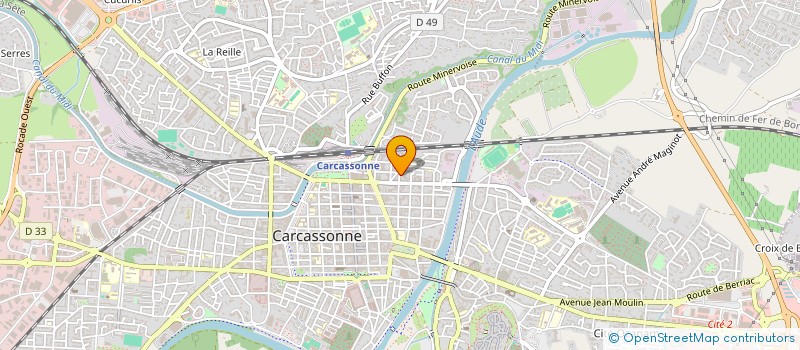 localisation de l'entreprise MONSIEUR REMY TRUCHARTE à CARCASSONNE