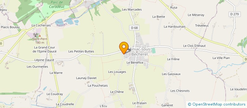 localisation de l'entreprise MONSIEUR REMY TULOUP à MINIAC-SOUS-BECHEREL