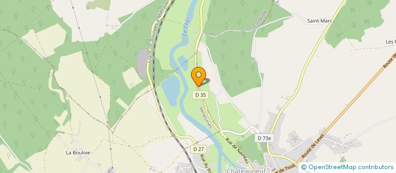 localisation de l'entreprise MONSIEUR REMY TUYBENS  CHATEAUNEUF-SUR-CHER