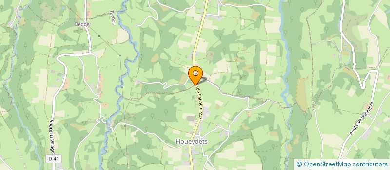 localisation de l'entreprise MONSIEUR REMY VABRE  HOUEYDETS