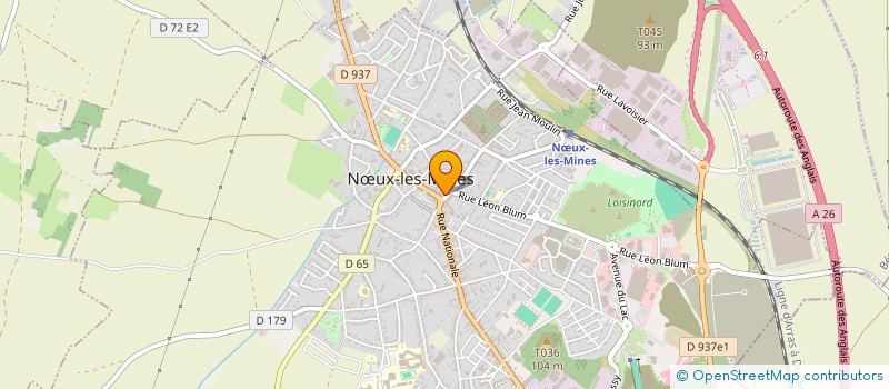 localisation de l'entreprise MONSIEUR REMY VANDENABEELE  NUX-LES-MINES