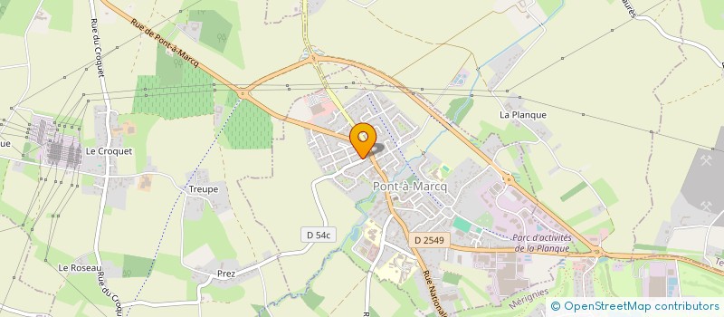 localisation de l'entreprise MONSIEUR REMY VANDEWAETERE  PONT-A-MARCQ