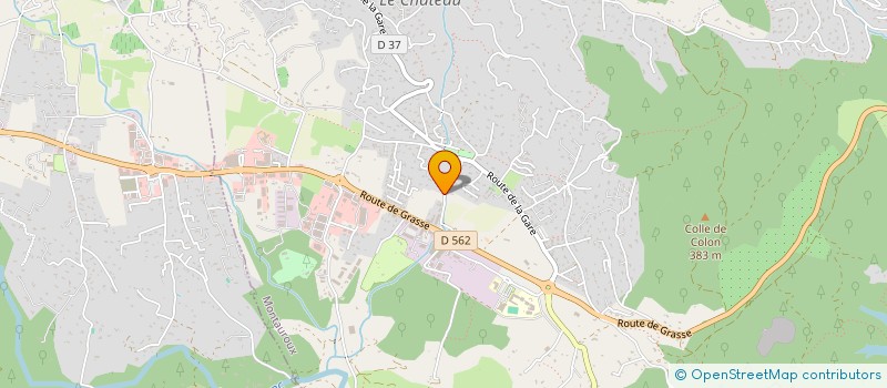 localisation de l'entreprise MONSIEUR REMY VAUTRAIN  MONTAUROUX