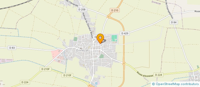 localisation de l'entreprise MONSIEUR REMY VERDIER à ENNEZAT