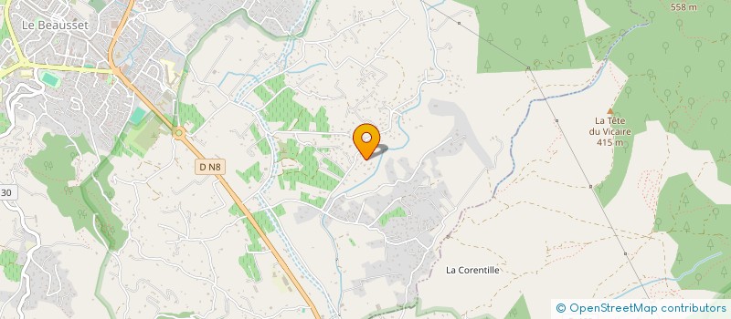 localisation de l'entreprise MONSIEUR REMY VIALLET  LE BEAUSSET