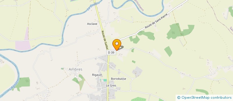 localisation de l'entreprise MONSIEUR REMY VIGNEAUX  AMBRES