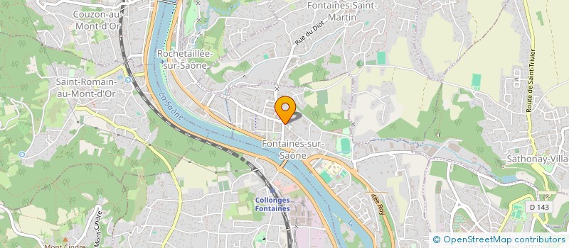 localisation de l'entreprise MONSIEUR REMY VILLARD  FONTAINES-SUR-SAONE