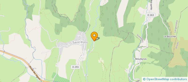 localisation de l'entreprise MONSIEUR REMY VINCENT  SAINT-PONS