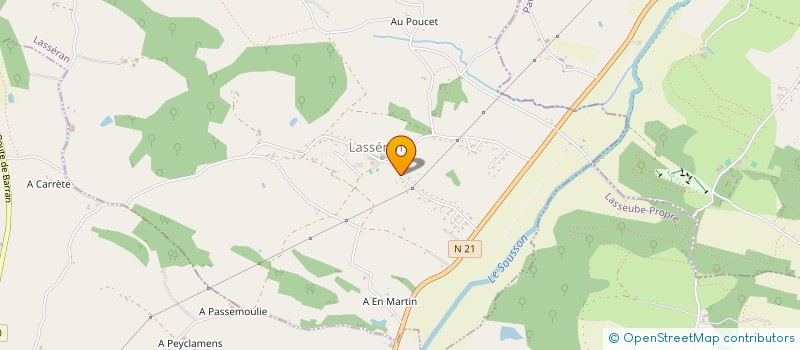 localisation de l'entreprise MONSIEUR REMY VINCENT à LASSERAN