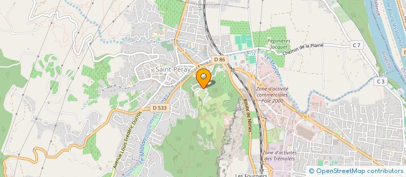 localisation de l'entreprise MONSIEUR REMY VINCENT  SAINT-PERAY