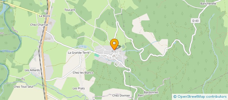 localisation de l'entreprise MONSIEUR REMY VOISSIER-BARLET  RIS