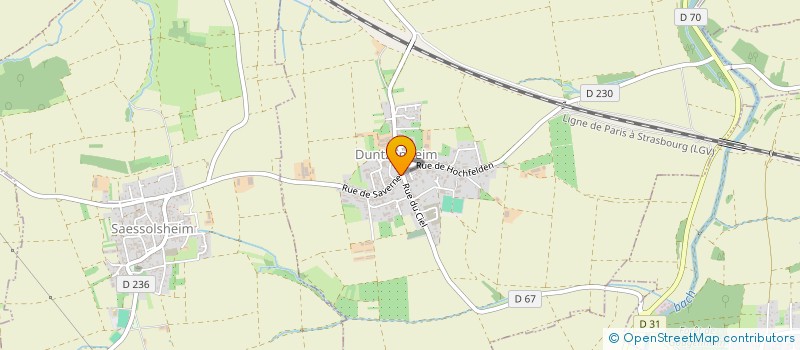 localisation de l'entreprise MONSIEUR REMY ZIMMERMANN  DUNTZENHEIM