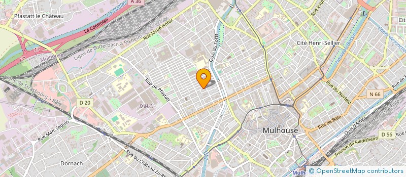 localisation de l'entreprise MONSIEUR REMZI OZDER  MULHOUSE