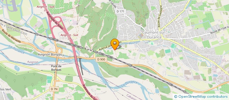 localisation de l'entreprise MONSIEUR REN BENET  CAUMONT-SUR-DURANCE