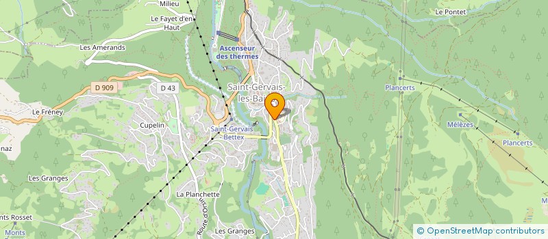 localisation de l'entreprise MONSIEUR REN WONG  SAINT-GERVAIS-LES-BAINS