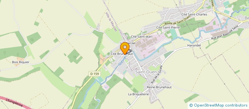 localisation de l'entreprise MONSIEUR RENALD BOUBET  SAINT-OUEN