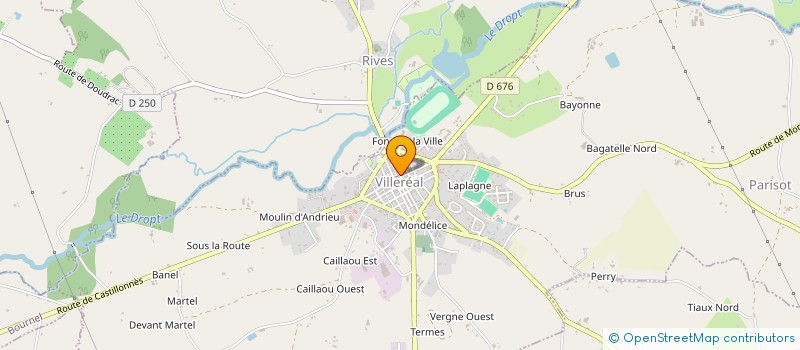 localisation de l'entreprise MONSIEUR RENALD BRIFFAUT à VILLEREAL