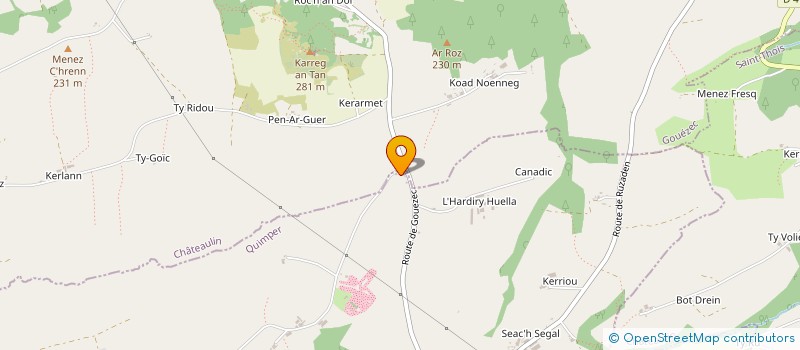 localisation de l'entreprise MONSIEUR RENALD DESCLOS  EDERN