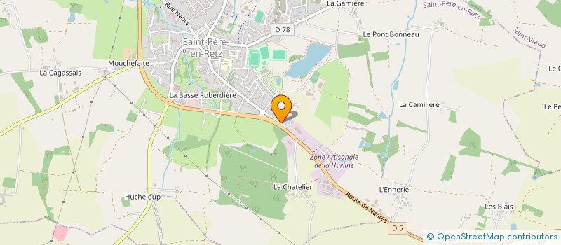 localisation de l'entreprise MONSIEUR RENALD DUPUIS  SAINT-PERE-EN-RETZ