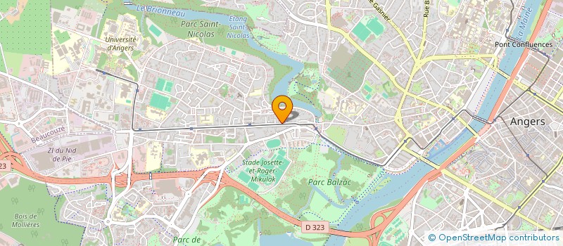 localisation de l'entreprise MONSIEUR RENALD DUVAL à ANGERS