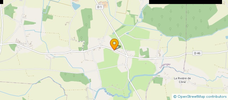 localisation de l'entreprise MONSIEUR RENALD FONTENEAU  LUSANGER