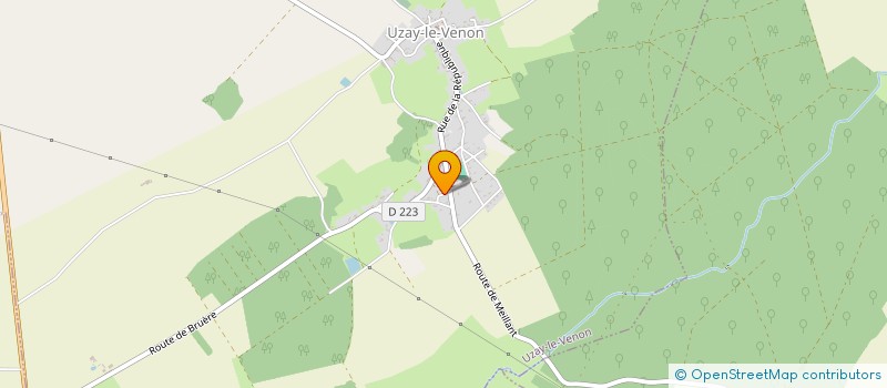 localisation de l'entreprise MONSIEUR RENALD FROGER  UZAY-LE-VENON