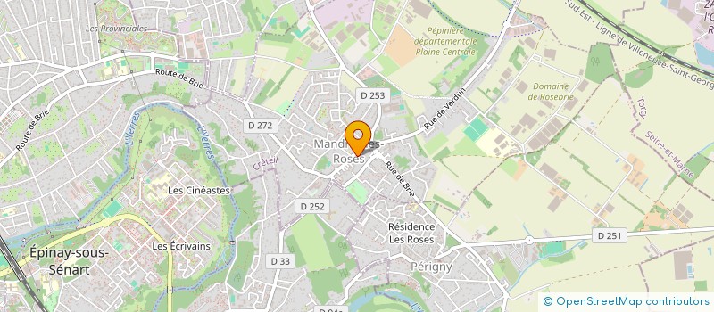 localisation de l'entreprise MONSIEUR RENALD GRIBOUX  VILLECRESNES