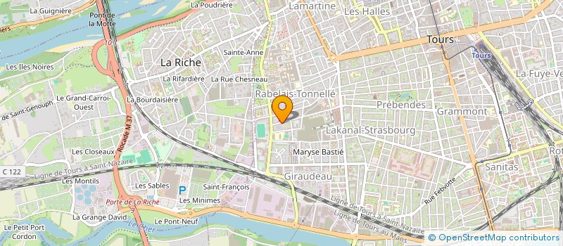 localisation de l'entreprise MONSIEUR RENALD GUIBOUT  TOURS