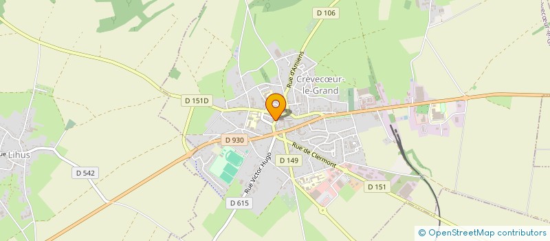 localisation de l'entreprise MONSIEUR RENALD HENRIET à CREVECŒUR-LE-GRAND