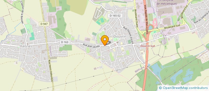 localisation de l'entreprise MONSIEUR RENALD HOLBARD  DOUVRIN