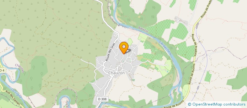 localisation de l'entreprise MONSIEUR RENALD JACQUES  CHAUZON