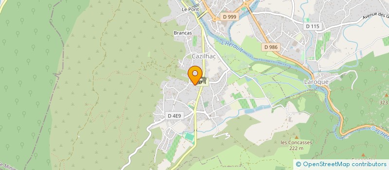 localisation de l'entreprise MONSIEUR RENALD LEROY  CAZILHAC