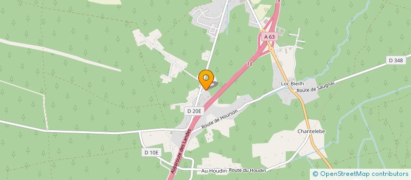 localisation de l'entreprise MONSIEUR RENALD LI  SAUGNAC-ET-MURET