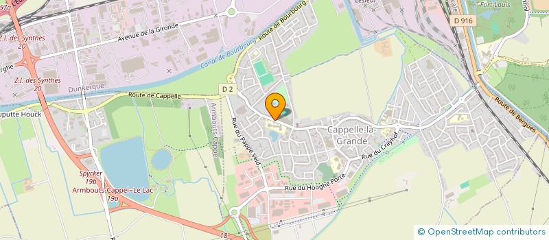 localisation de l'entreprise MONSIEUR RENALD LOONES  CAPPELLE-LA-GRANDE