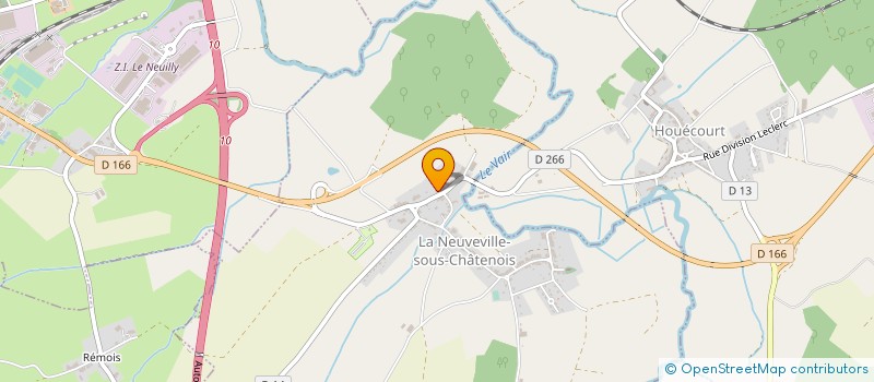 localisation de l'entreprise MONSIEUR RENALD MAGNIEN  LA NEUVEVILLE-SOUS-CHATENOIS