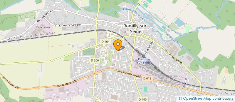 localisation de l'entreprise MONSIEUR RENALD PAYEN  ROMILLY-SUR-SEINE